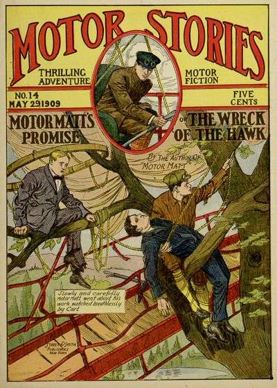 Motor Matt's Promise; or, The Wreck of the Hawk cover