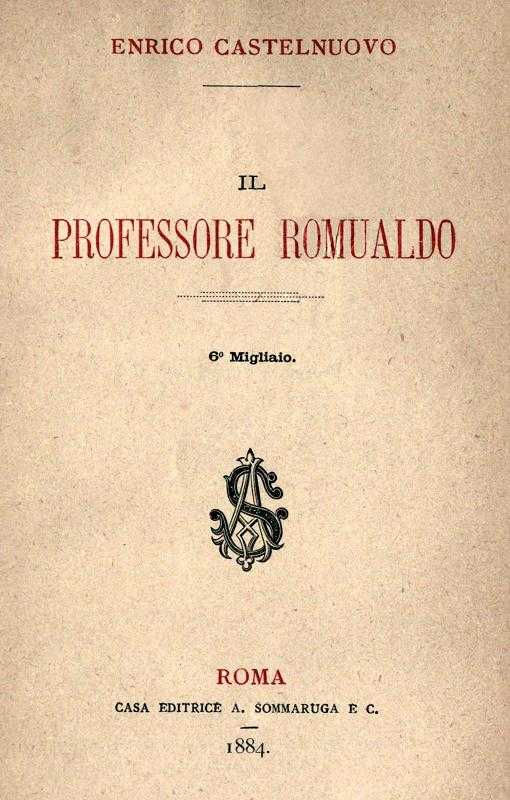 Il Professore Romualdo cover