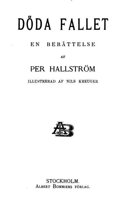 Döda fallet: En berättelse cover