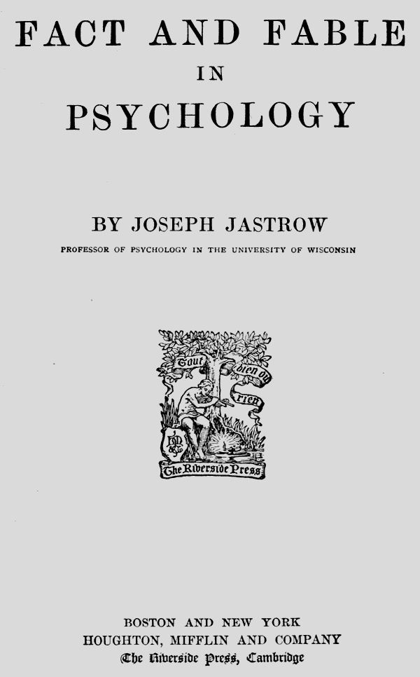 Fact and Fable in Psychology cover