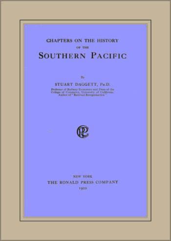Chapters on the History of the Southern Pacific cover