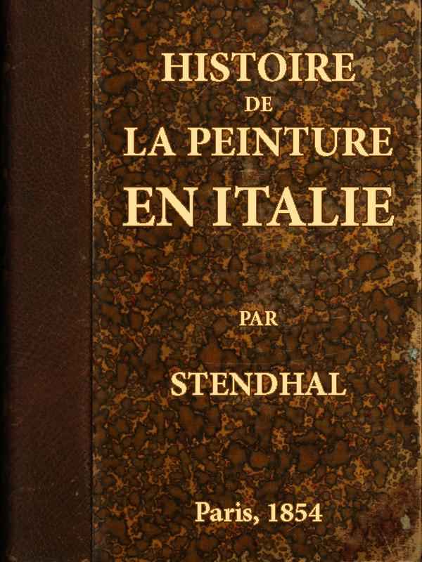 Histoire de la peinture en Italie cover