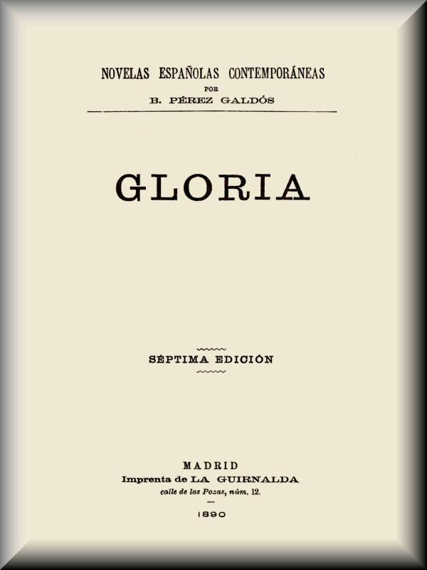 Gloria (novela completa) cover