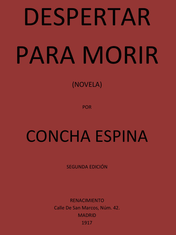 Despertar Para Morir (Novela) cover
