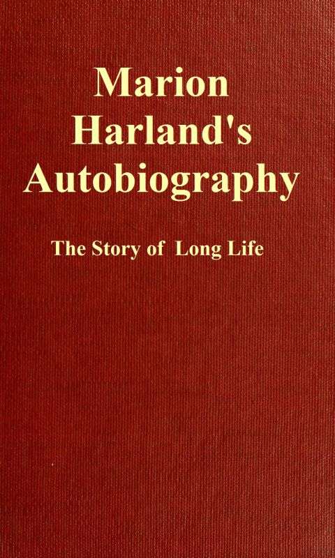 Marion Harland's Autobiography: The Story of a Long Life cover