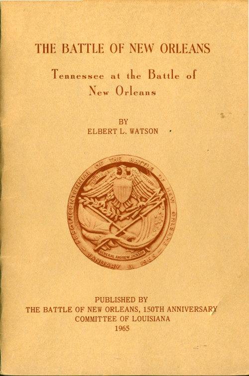 Tennessee at the Battle of New Orleans cover