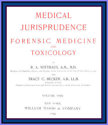 Medical Jurisprudence, Forensic medicine and Toxicology. Vol. 1 cover