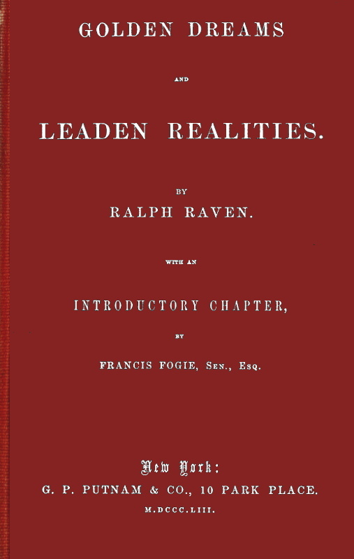 Golden Dreams and Leaden Realities cover