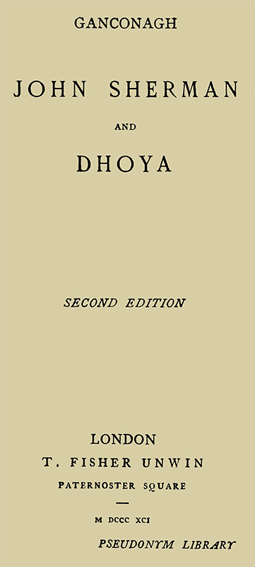 John Sherman; and, Dhoya cover