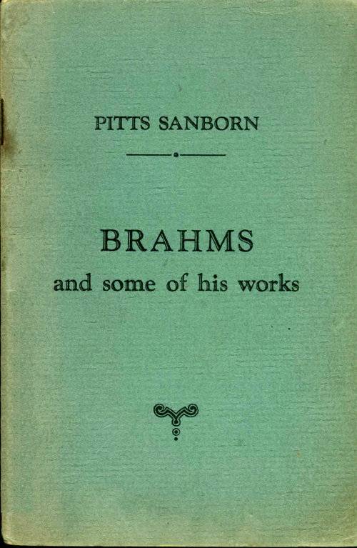 Brahms and some of his works cover