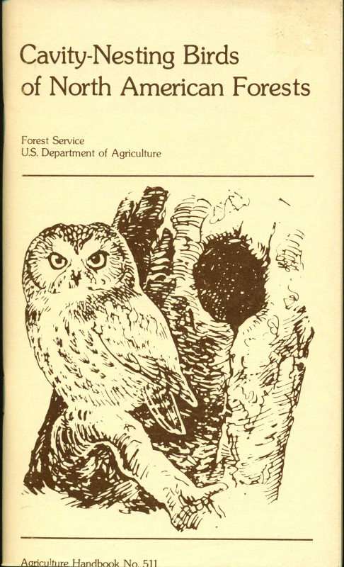 Cavity-Nesting Birds of North American Forests / Agriculture Handbook 511 cover