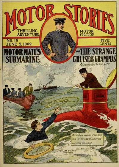 Motor Matt's Submarine; or, The Strange Cruise of the Grampus cover