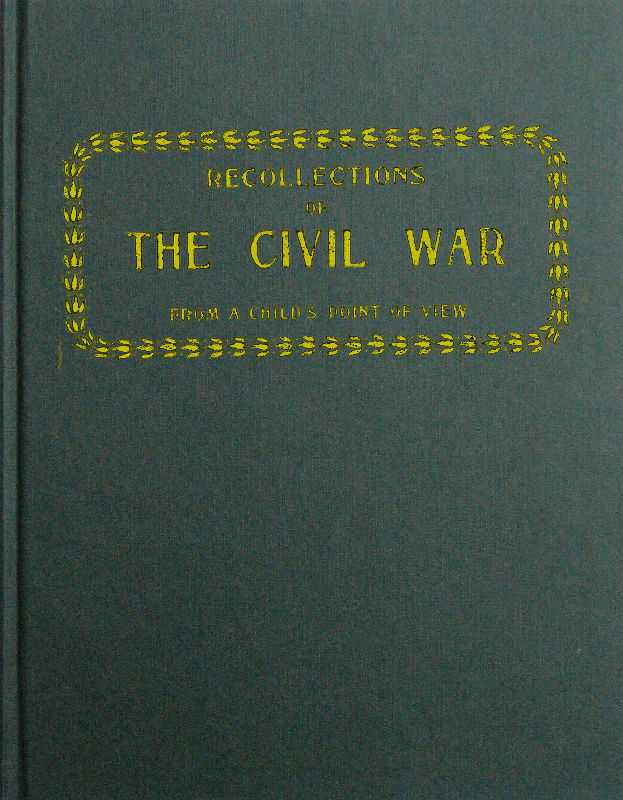 Recollections of the Civil War cover