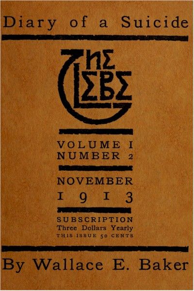 The Glebe 1913/11 (Vol. 1, No. 2): Diary of a Suicide cover