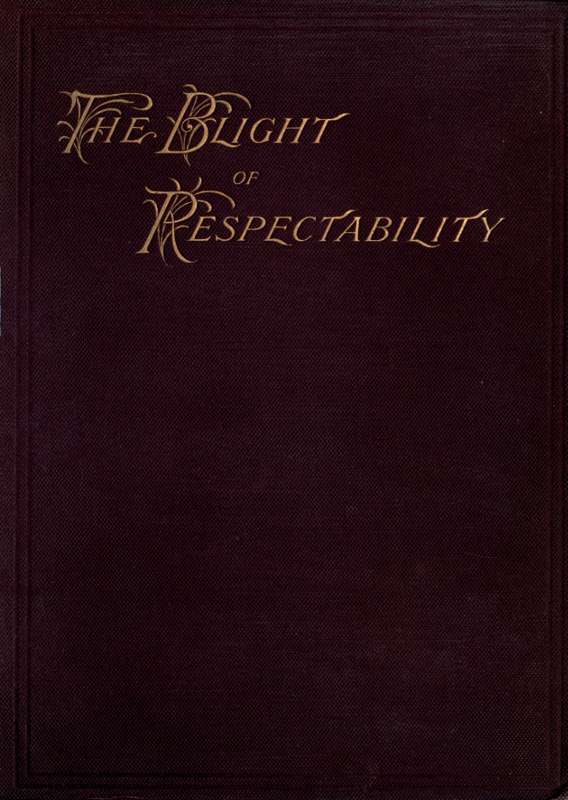 The Blight of Respectability / An Anatomy of the Disease and a Theory of Curative Treatment cover