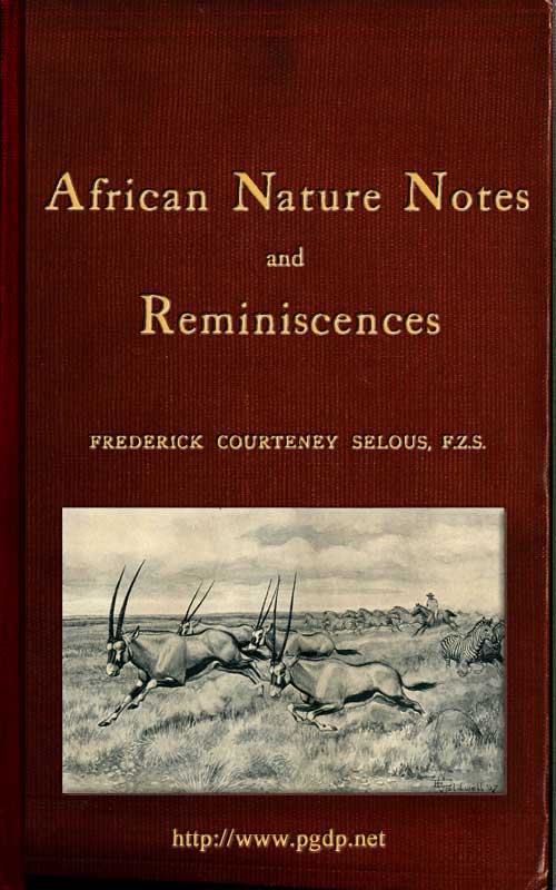 African Nature Notes and Reminiscences cover