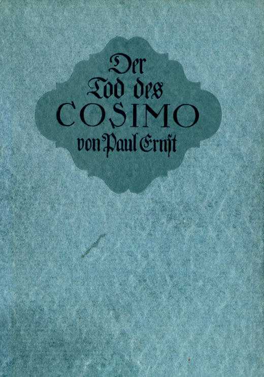 Der Tod des Cosimo cover