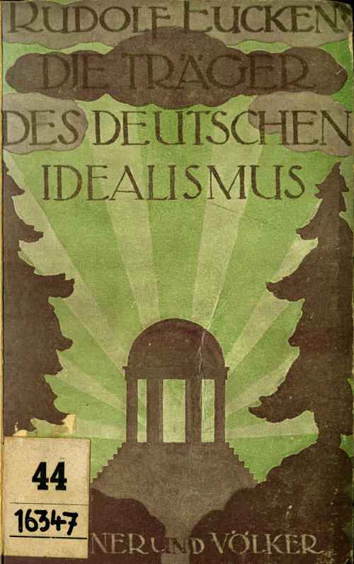 Die Träger des deutschen Idealismus cover