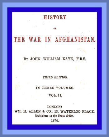 History of the War in Afghanistan, Vol. 2 (of 3) / Third Edition cover