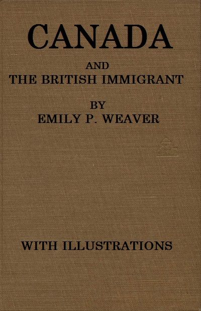 Canada and the British immigrant cover