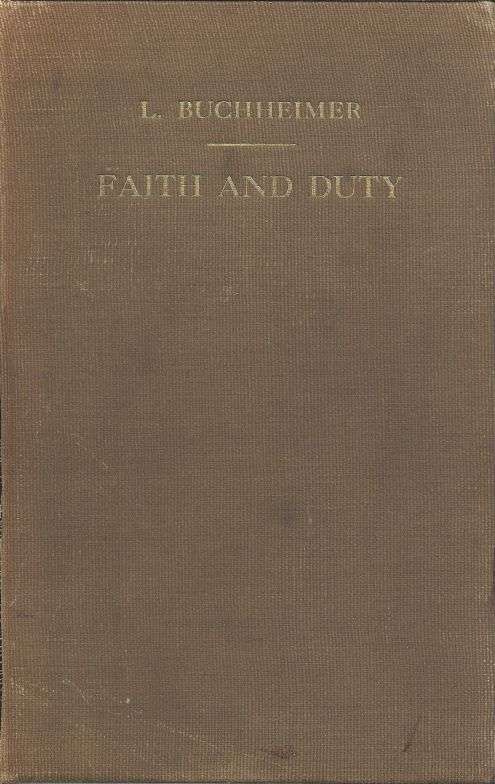 Faith and Duty: Sermons on Free Texts, with Reference to the Church-Year cover