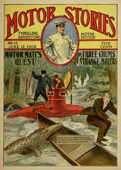 Motor Matt's Quest; or Three Chums in Strange Waters cover