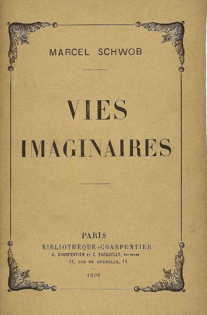 Vies imaginaires cover