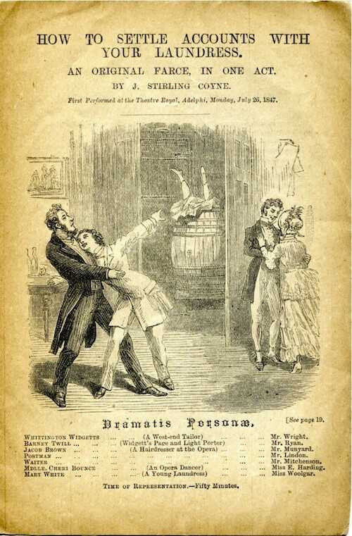 How to Settle Accounts with your Laundress: An Original Farce, in One Act cover