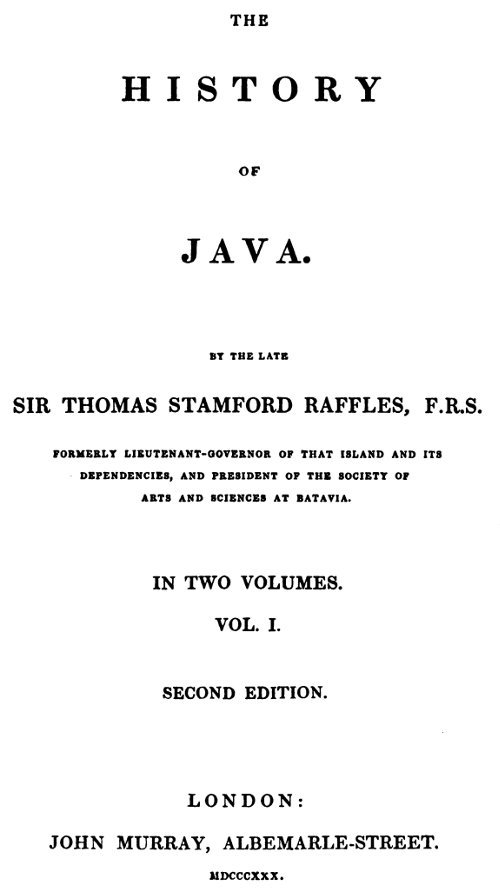 The History of Java, v. 1-2 cover