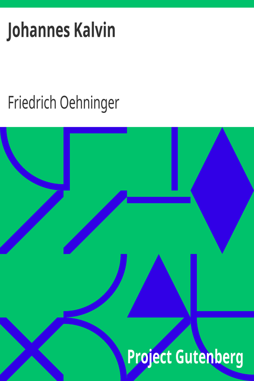 Johannes Kalvin cover
