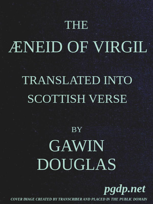 The Æneid of Virgil Translated Into Scottish Verse. Volumes 1 & 2 cover