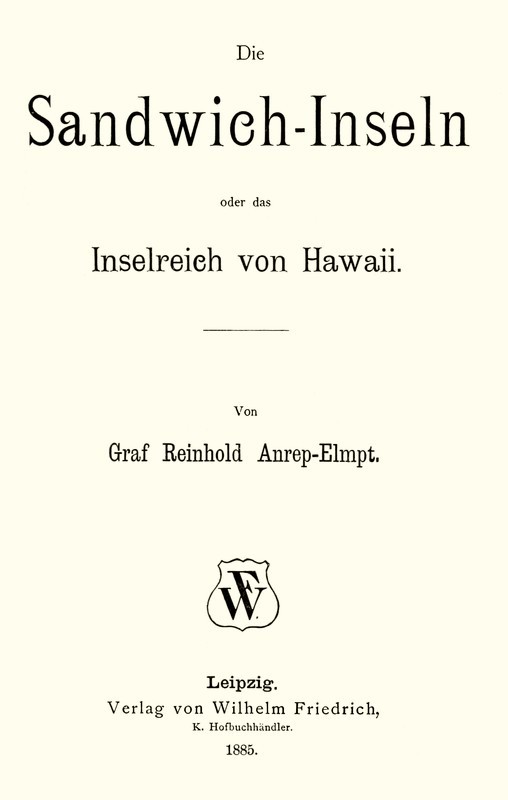 Die Sandwich-Inseln, oder das Inselreich von Hawaii. cover