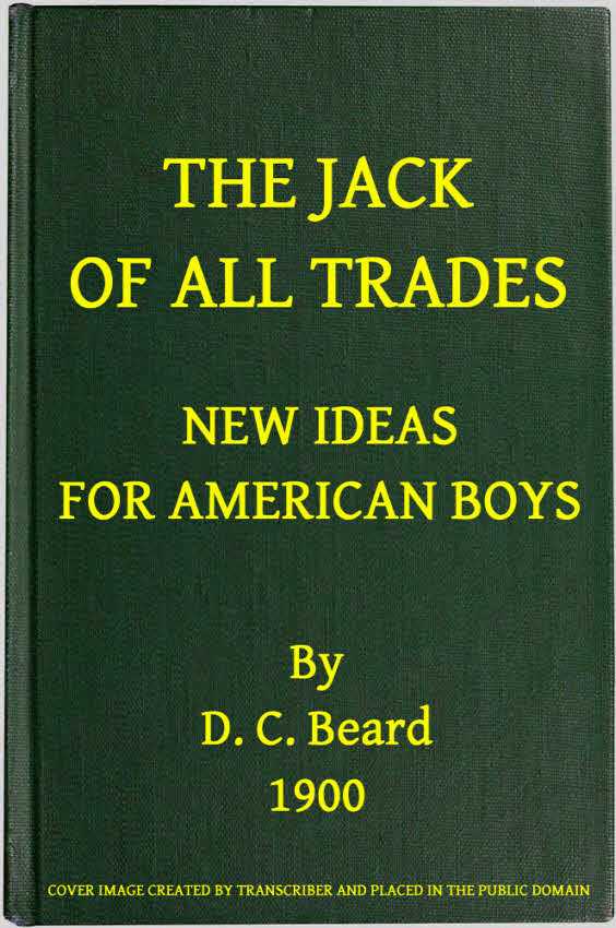 New Ideas for American Boys; The Jack of All Trades cover