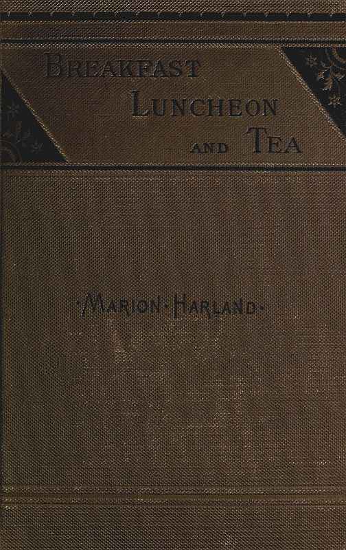 Breakfast, Luncheon and Tea cover