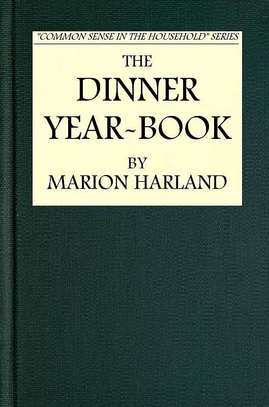 The Dinner Year-Book cover