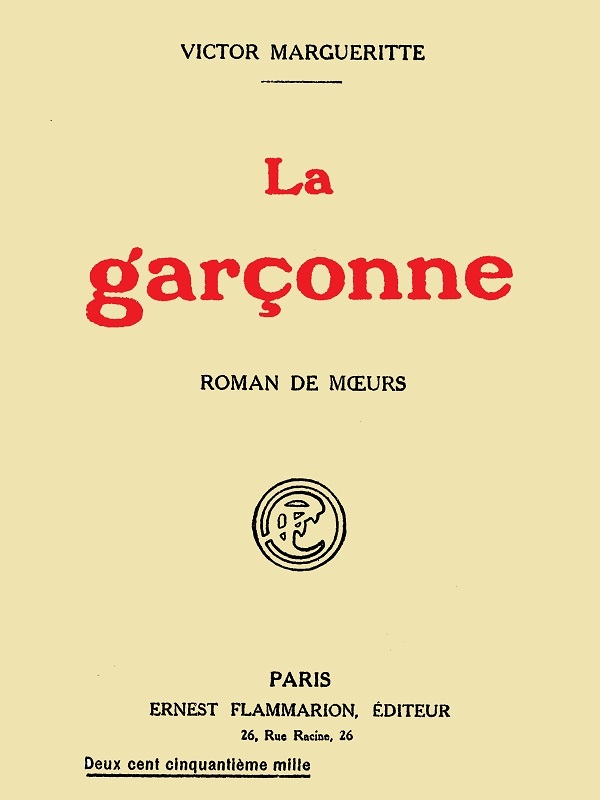 La garçonne cover