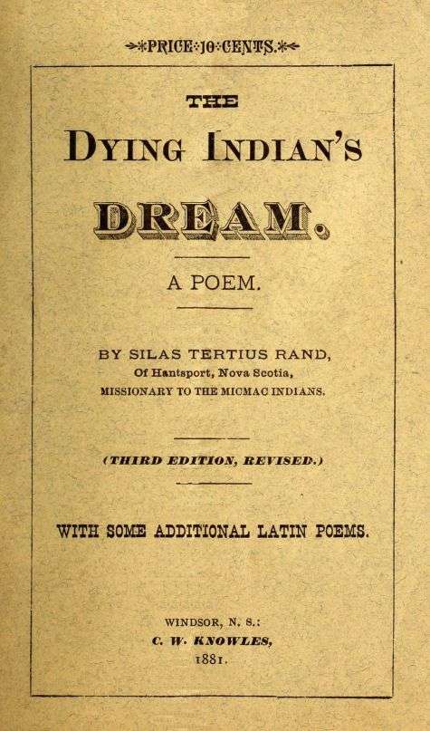 The Dying Indian's Dream: A Poem cover