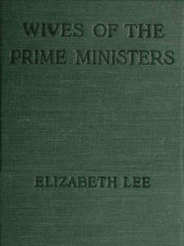 Wives of the Prime Ministers, 1844-1906 cover