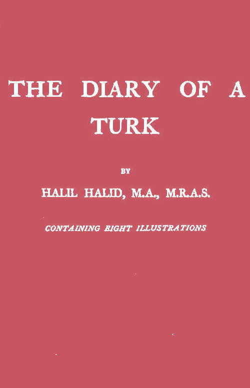 The Diary of a Turk cover