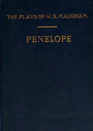 Penelope: A Comedy in Three Acts cover