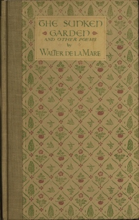 The Sunken Garden, and Other Poems cover