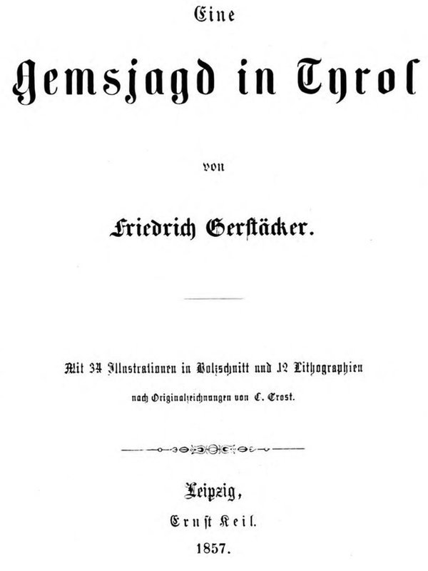 Eine Gemsjagd in Tyrol cover