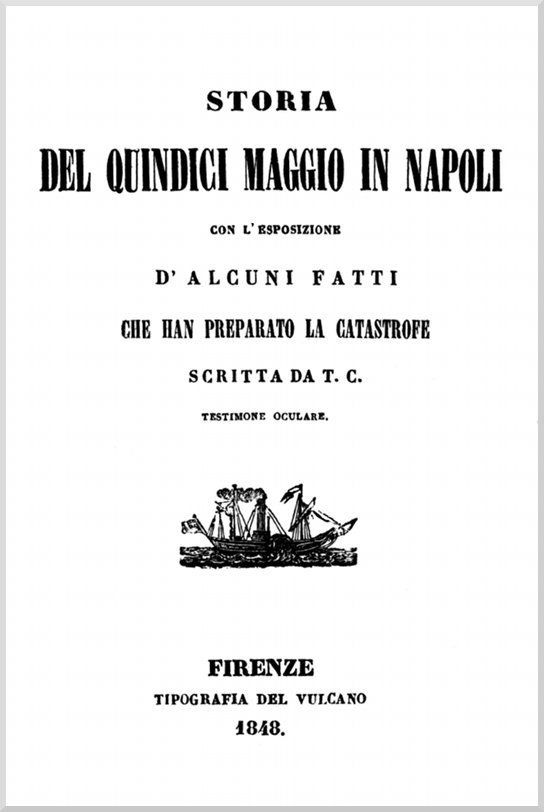 Storia del Quindici Maggio in Napoli / con l'esposizione di alcuni fatti che han preparato la catastrofe cover