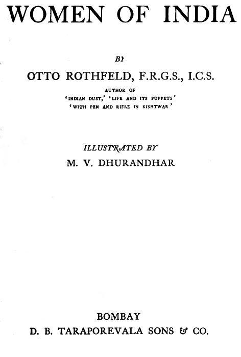 Women of India cover