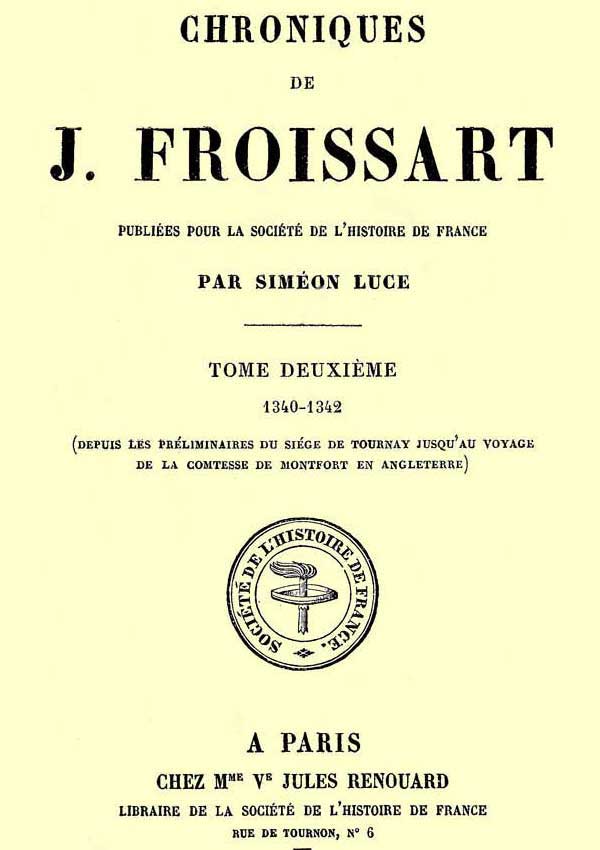 Chroniques de J. Froissart, tome 02/13 cover