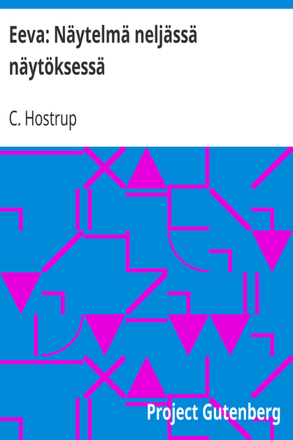 Eeva: Näytelmä neljässä näytöksessä cover