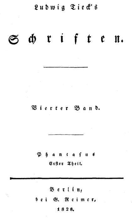 Schriften 04: Phantasus 1 cover