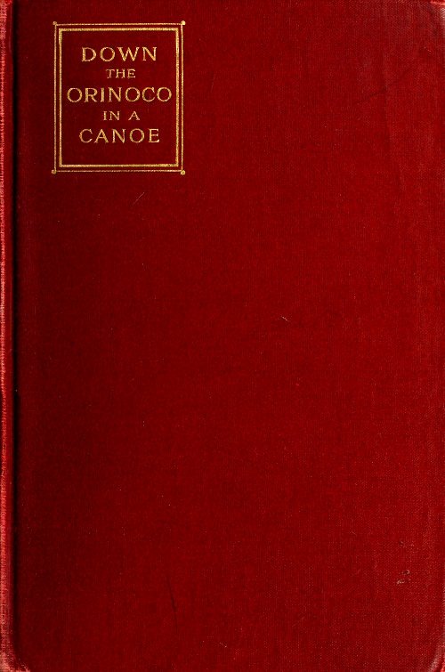 Down the Orinoco in a Canoe cover