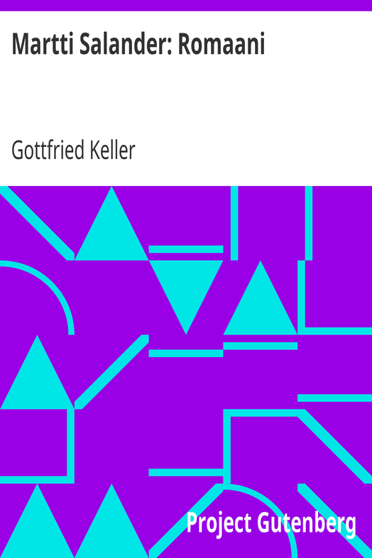 Martti Salander: Romaani cover