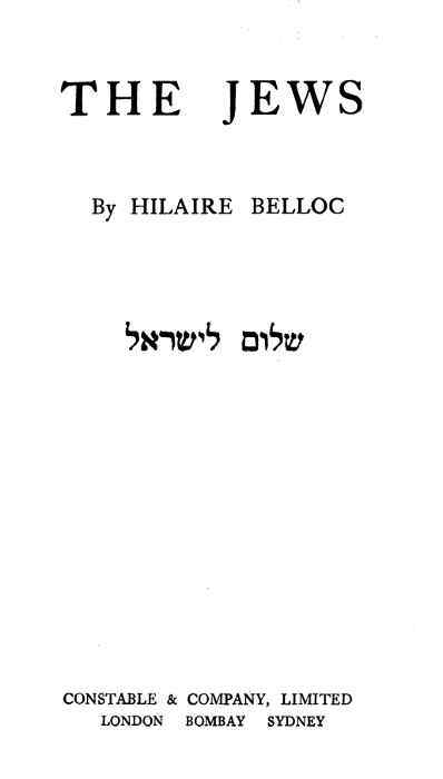 The Jews cover